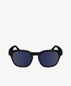 Lacoste Sunglasses-Oval Acetate Ribbon Sunglasses