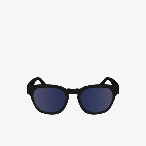 Lacoste Sunglasses-Oval Acetate Ribbon Sunglasses