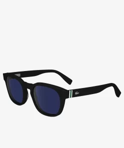 Lacoste Sunglasses-Oval Acetate Ribbon Sunglasses