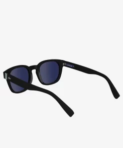 Lacoste Sunglasses-Oval Acetate Ribbon Sunglasses