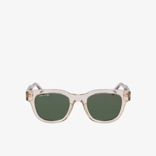 Lacoste Sunglasses-Oval L.12.12 Trim Sunglasses