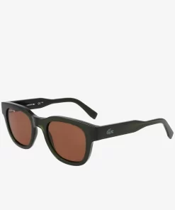 Lacoste Sunglasses-Oval L.12.12 Trim Sunglasses