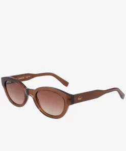 Lacoste Sunglasses-Oval L.12.12 Trim Sunglasses