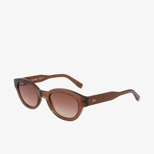 Lacoste Sunglasses-Oval L.12.12 Trim Sunglasses