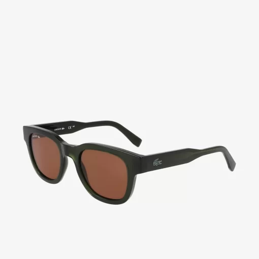 Lacoste Sunglasses-Oval L.12.12 Trim Sunglasses