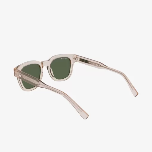 Lacoste Sunglasses-Oval L.12.12 Trim Sunglasses