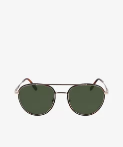 Lacoste Sunglasses-Oval Metal Neoheritage Sunglasses