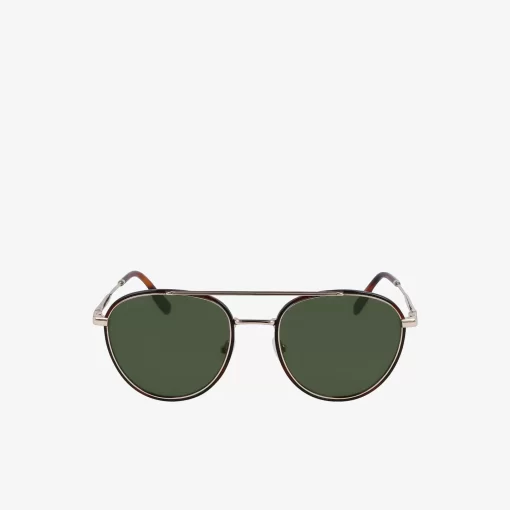 Lacoste Sunglasses-Oval Metal Neoheritage Sunglasses