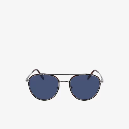 Lacoste Sunglasses-Oval Metal Neoheritage Sunglasses