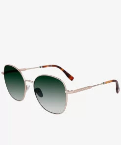 Lacoste Sunglasses-Oval Metal Neoheritage Sunglasses