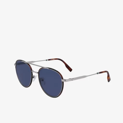 Lacoste Sunglasses-Oval Metal Neoheritage Sunglasses