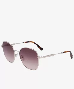 Lacoste Sunglasses-Oval Metal Neoheritage Sunglasses