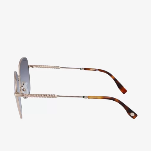 Lacoste Sunglasses-Oval Metal Neoheritage Sunglasses