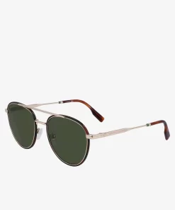 Lacoste Sunglasses-Oval Metal Neoheritage Sunglasses