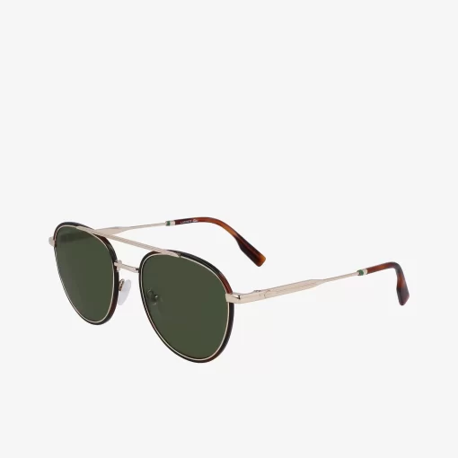 Lacoste Sunglasses-Oval Metal Neoheritage Sunglasses