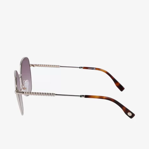 Lacoste Sunglasses-Oval Metal Neoheritage Sunglasses