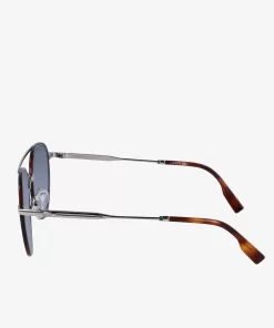 Lacoste Sunglasses-Oval Metal Neoheritage Sunglasses