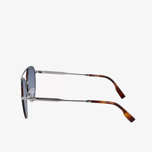 Lacoste Sunglasses-Oval Metal Neoheritage Sunglasses