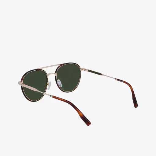 Lacoste Sunglasses-Oval Metal Neoheritage Sunglasses