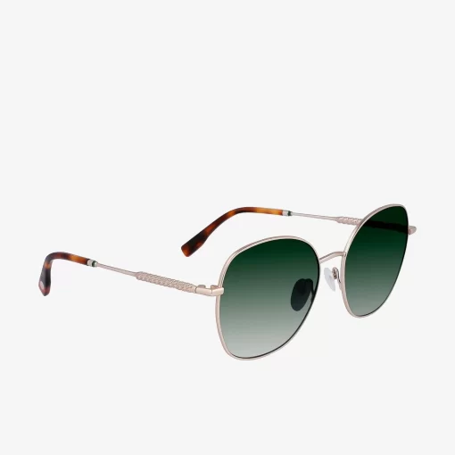 Lacoste Sunglasses-Oval Metal Neoheritage Sunglasses