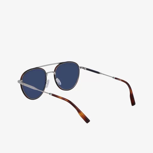 Lacoste Sunglasses-Oval Metal Neoheritage Sunglasses