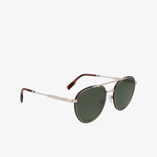 Lacoste Sunglasses-Oval Metal Neoheritage Sunglasses