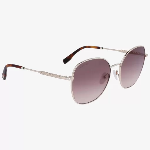 Lacoste Sunglasses-Oval Metal Neoheritage Sunglasses