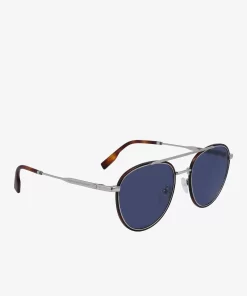 Lacoste Sunglasses-Oval Metal Neoheritage Sunglasses