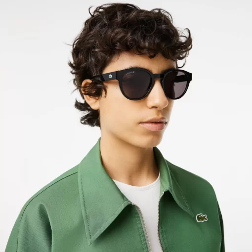 Lacoste Sunglasses-Oval Plant Based Resin L.12.12 Sunglasses