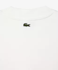 Lacoste Sweatshirts-Oversize Embroidered Cotton Sweatshirt