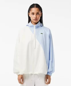 Lacoste Jackets & Coats-Oversized Colourblock Nylon Track Vest