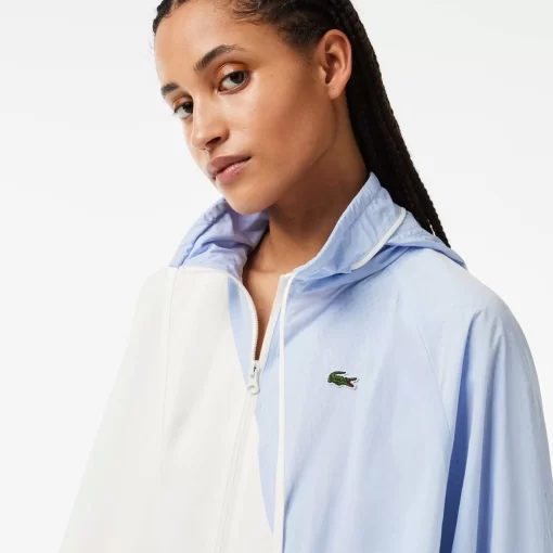 Lacoste Jackets & Coats-Oversized Colourblock Nylon Track Vest