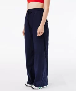 Lacoste Trousers & Shorts-Oversized Cotton Blend Wide Leg Pants