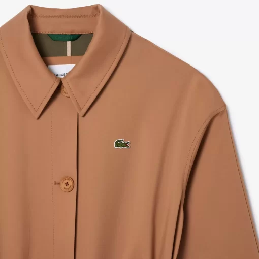 Lacoste Jackets & Coats-Oversized Cotton Coat