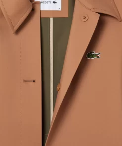 Lacoste Jackets & Coats-Oversized Cotton Coat