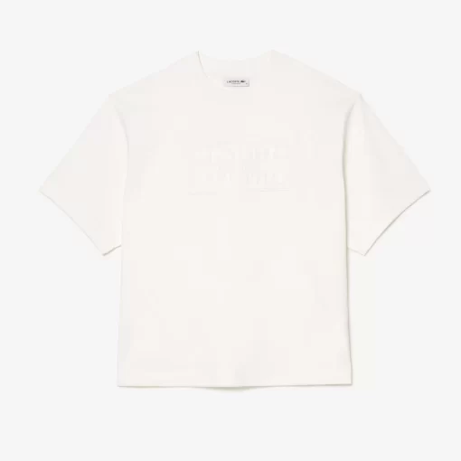 Lacoste T-Shirts-Oversized Cotton Tennis Embroidery T-Shirt