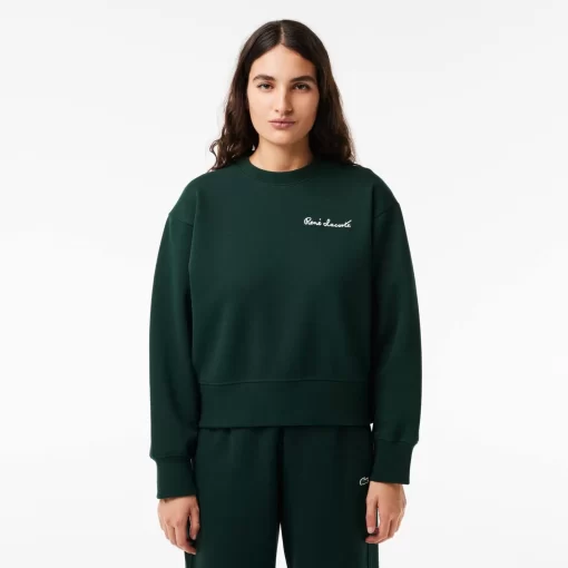 Lacoste Sweatshirts-Oversized Double Face Jogger Sweatshirt