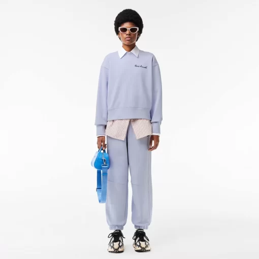 Lacoste Tracksuits-Oversized Double Face Jogger Sweatshirt