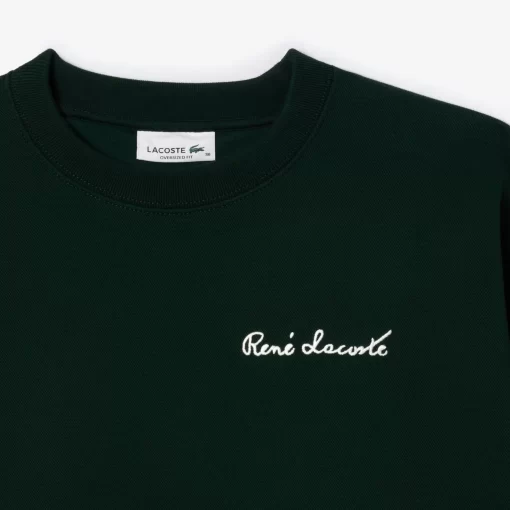 Lacoste Sweatshirts-Oversized Double Face Jogger Sweatshirt