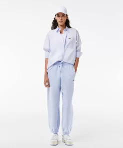 Lacoste Shirts & Tops-Oversized Fit Cotton Poplin Shirt