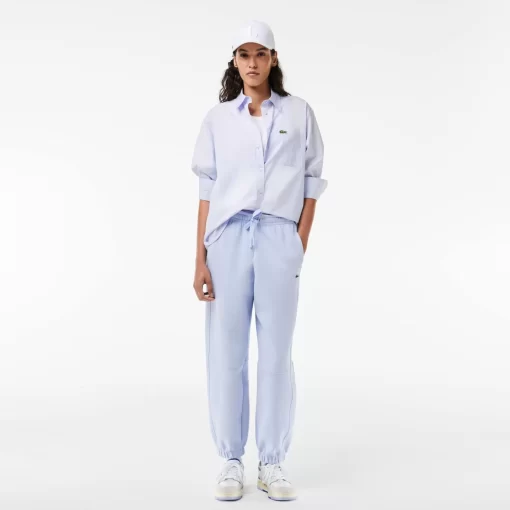 Lacoste Shirts & Tops-Oversized Fit Cotton Poplin Shirt