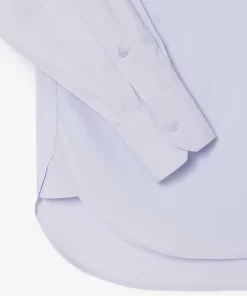 Lacoste Shirts & Tops-Oversized Fit Cotton Poplin Shirt