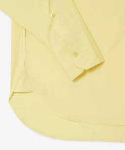 Lacoste Shirts & Tops-Oversized Fit Cotton Poplin Shirt