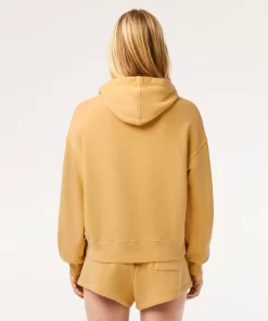 Lacoste Sweatshirts-Oversized Natural Dyed Fleece Hoodie