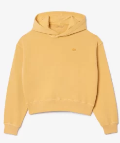 Lacoste Sweatshirts-Oversized Natural Dyed Fleece Hoodie