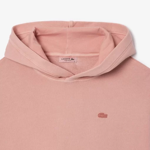 Lacoste Sweatshirts-Oversized Natural Dyed Fleece Hoodie