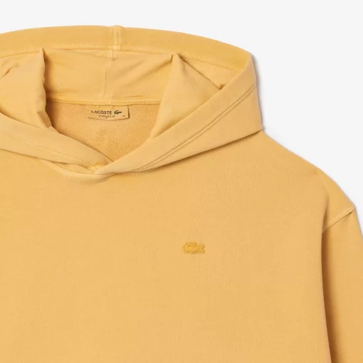 Lacoste Sweatshirts-Oversized Natural Dyed Fleece Hoodie