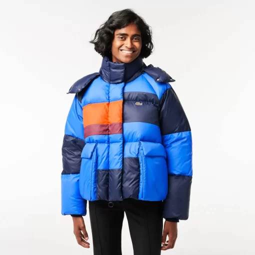 Lacoste Jackets & Coats-Oversized Removable Hood Puffer Jacket