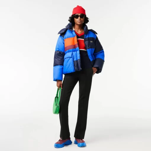 Lacoste Jackets & Coats-Oversized Removable Hood Puffer Jacket