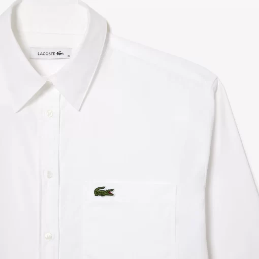 Lacoste Shirts & Tops-Oversized Shirt With Breast Pocket